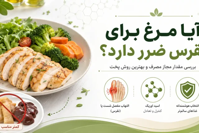 آیا مرغ برای نقرس ضرر دارد