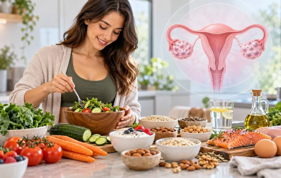 رژیم غذایی تخمدان پلی‌کیستیک